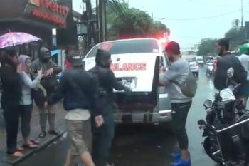 Tabrakan sepeda motor seorang pengendara meninggal dunia