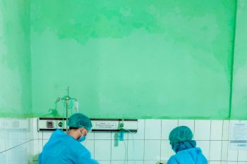 Ruang isolasi COVID-19 RSUD Praya terisi kembali