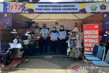 Kemenkumham Sulawesi Tenggara hadirkan layanan publik pada pameran HPN di Kendari
