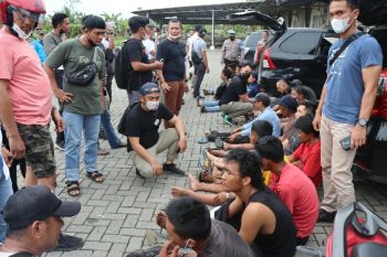 Gerebek kampung narkoba di Sumut, petugas tangkap 16 orang pengguna dan pengedar narkoba