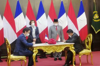 Menhan Indonesia dan Perancis bahas peningkatan kerja sama pertahanan