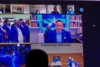 AHY minta seluruh kader Demokrat tunjukkan kesetiaan dalam perjuangan partai
