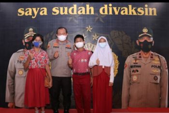 Polda Sumsel optimalkan peran polsek percepat  vaksinasi COVID-19