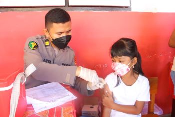 Kapolda: Vaksinasi anak di Sulut capai 55,87 persen