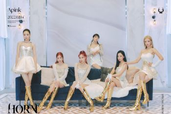 Rayakan 10 tahun debut, Apink merilis album "Horn"