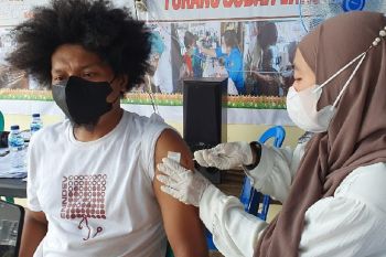 Cakupan vaksinasi tahap dua COVID-19 di Papua capai 22,29 persen