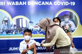 Satgas: Penerima vaksin COVID-19 anak usia 6-11 tahun di Aceh capai 272.629