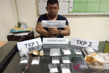 Seorang pria ditangkap polisi akibat edarkan 130 gram sabu di Kendari