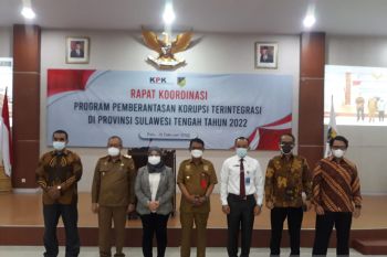 KPK rapat bersama Pemda di Sulteng  bahas pemberantasan korupsi