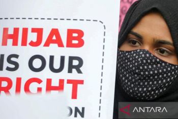 Perselisihan larangan berhijab di India merembet ke negara bagian lainnya