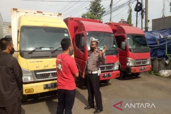 Polres Pekalongan Kota sosialisasikan penindakan truk  bermuatan lebih