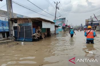 Tujuh desa terendam air luapan Kali Bekasi Jawa Barat