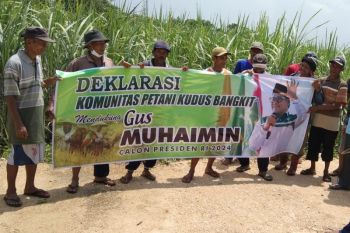 Komunitas Petani di Kudus dukung Cak Imin jadi capres