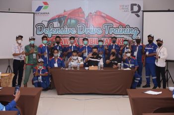 Pertamina tingkatkan kualitas HSSE awak mobil tangki di Fuel Terminal Bima