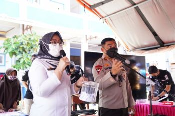 Kapolda Sulbar dorong peningkatan vaksinasi anak usia 6-11 tahun