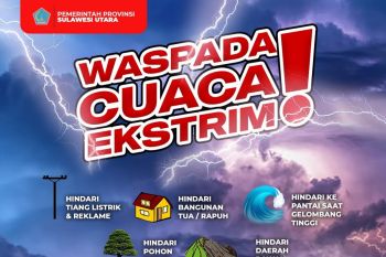 Gubernur minta masyarakat waspadai cuaca ekstrem