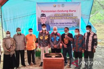 Kadikbud Sultra resmikan beberapa gedung baru di Wawonii Konawe Kepulauan