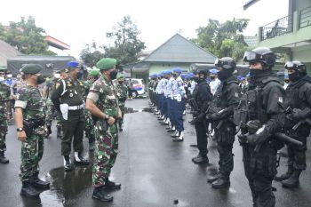 Kodam XIII/Merdeka apel gelar pasukan  dalam rangka kunjungan Presiden