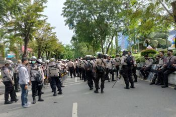 Polisi kembali amankan DPRD Kalsel dari aksi buruh