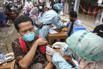 Capaian vaksinasi nasional 70,25 persen