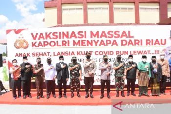 Bupati Kampar terima kunjungan Kapolri di Tambang