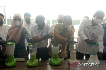 Sebanyak 21 kilogram sabu-sabu dimusnahkan di Polres Pelabuhan Makassar