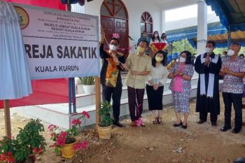 Bupati Gumas resmikan gedung Gereja Sakatik GKE Kuala Kurun