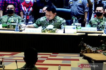 Megawati Soekarnoputri memberi arahan soal Pancasila saat Rapim TNI AD