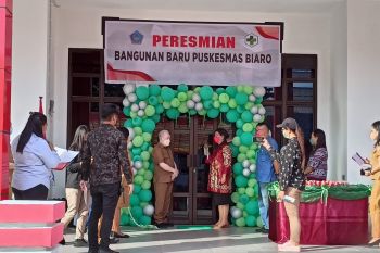 Bupati Sitaro resmikan Puskesmas di Pulau Biaro