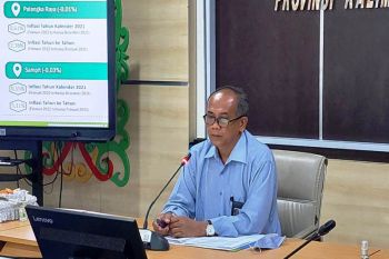 Indeks dua kelompok turun, IHK Kalteng deflasi selama Februari 2022