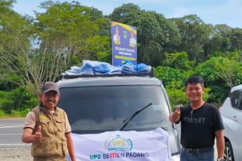 UPZ Baznas Semen Padang kirim bantuan untuk korban gempa Pasaman Barat
