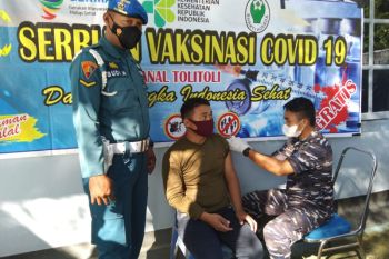 Lantamal VIII  Manado maksimalkan vaksinasi COVID-19 di dalam pangkalan