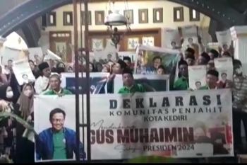 Komunitas penjahit di Kediri kawal Gus Muhaimin