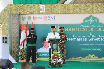 Ketum PBNU doakan Airlangga Hartanto naik kelas jadi atasan menteri