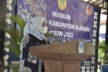 Bupati Sleman mengajak Perwosi sukseskan Porda dan Peparda DIY 2022