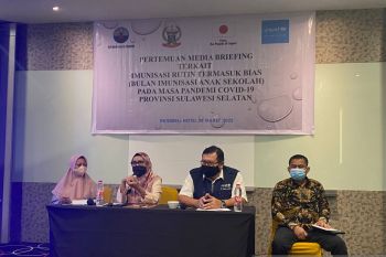 Dinkes Sulsel dan Unicef galakkan pemenuhan hak imunisasi anak