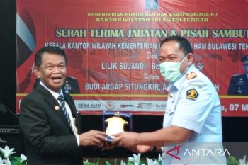 Kepala Kanwil Kemenkumham Sulteng berganti