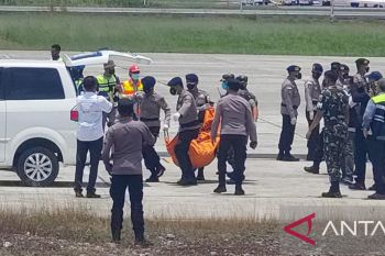 Delapan jenazah korban penembakan KKB di Beoga dibawa ke RSUD Mimika
