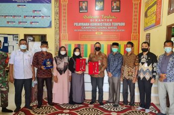 Kepala Balai Pemdes Kemendagri ke Aceh Selatan tinjau juara I lomba gampong tingkat provinsi