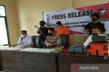 Polda Sultra ungkap peredaran 4 kilogram sabu Januari-Februari