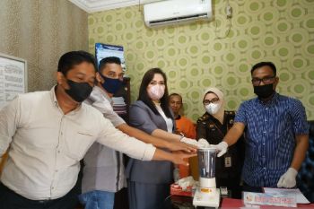 Polres Kampar musnahkan 5,28 gram sabu