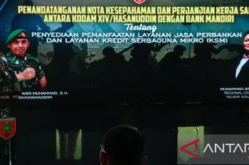 Kodam XIV/Hasanuddin dan Bank Mandiri sepakati layanan KSM