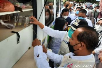 Tim BPOM-Pemkot Palembang kembali  temukan makanan berformalin