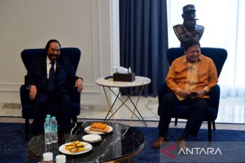 Surya Paloh dan Airlangga sepakat kawal pemerintahan Jokowi hingga selesai