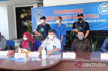 BNNP Kaltara berhasil menggagalkan peredaran sabu 48,30 gram