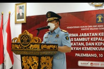 Mantan Kalapas Palembang tujuh tahun  raih posisi Kakanwil