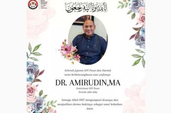 Mantan anggota KPI Amirudin wafat