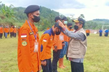 100 sukarelawan di Wonosobo latihan gabungan penanggulangan bencana