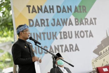 Jawa Barat bawa tanah dan air untuk IKN