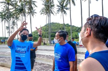 Menteri Sandi ingin susun tatanan ekonomi berbasis wisata olahraga di Pacitan